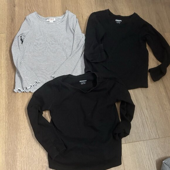 Garanimals Cat & Jack Girls 3T Shirt Bundle Of 4 ruffle floral Ruffle French - Picture 12 of 12